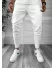 Pantaloni de trening albi conici 12604 81-4.1