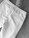 Pantaloni de trening albi conici 12604 115-1