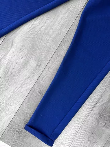 Pantaloni de trening albastri conici 12605 85-3.1