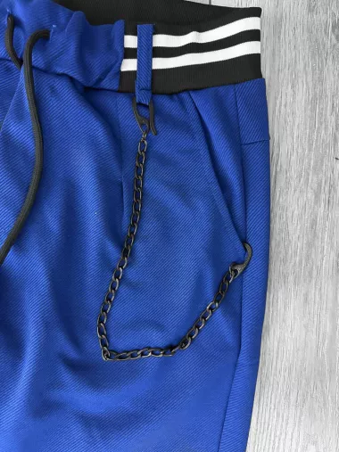 Pantaloni de trening albastri conici 12605 85-3.1