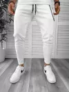 Pantaloni de trening albi conici 12605 113-1.3