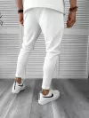 Pantaloni de trening albi conici 12605 113-1.3