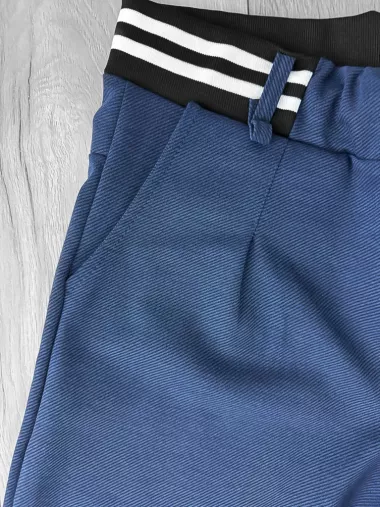 Pantaloni de trening bleumarin conici 12605 87-3.1