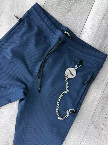 Pantaloni de trening bleumarin conici 12606 86-3.1