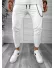 Pantaloni de trening albi conici 12606 80-4.2