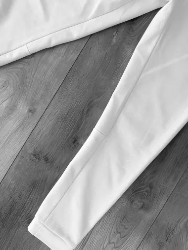 Pantaloni de trening albi conici 12606 80-4.2