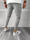 Pantaloni de trening gri conici 12607 85-3.2