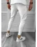 Pantaloni de trening albi conici 12608 O3-5.2