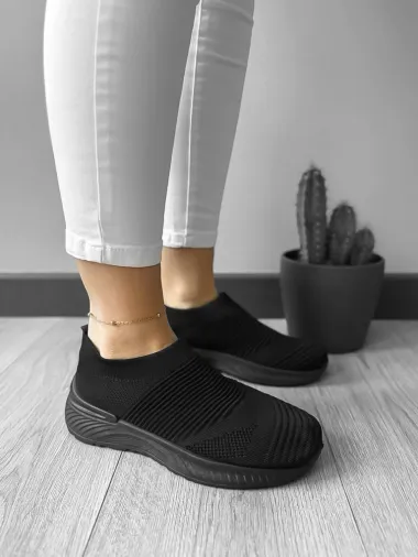 Espadrile dama casual negre 566 T4-1