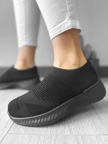 Espadrile dama casual negre 566 T4-1