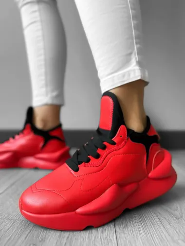 Adidasi dama casual rosii H9 N13-3