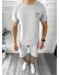Compleu barbati tricou+pantaloni gri deschis 12612 P19-3.2