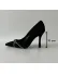 Pantofi eleganti dama, cu toc subtire negri GQ01