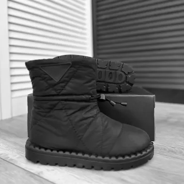 Ghete dama imblanite negre B708 T4-1