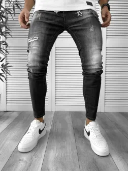 Blugi barbati conici negri 5799 P20-2.1