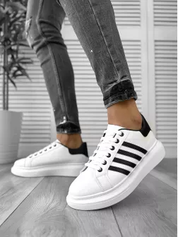 Adidasi barbati albi 6622 N17-1