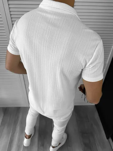 Camasa barbati casual alba 12483 P20-6.1
