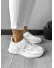 Adidasi dama casual albi 212 T15-4
