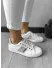 Adidasi dama casual albi cu gri 225 N7-2