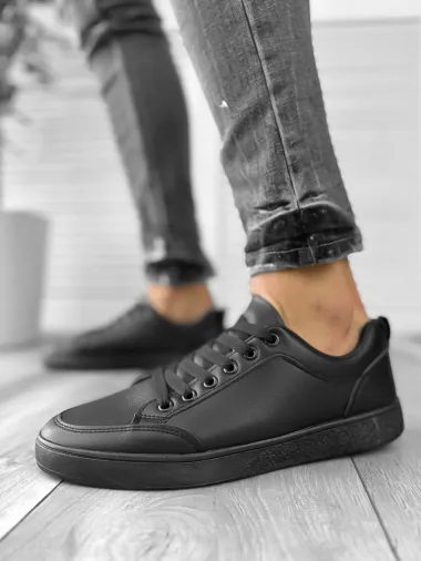 Adidasi barbati casual negri B202 N11-2