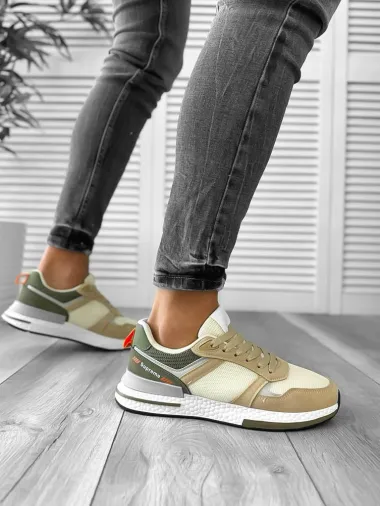 Adidasi barbati casual bej B017 N1-4