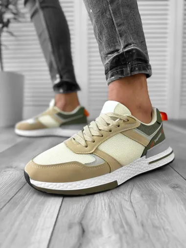 Adidasi barbati casual bej B017 N1-4