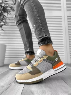Adidasi barbati casual maro B018 N16-3 Adidasi barbati casual maro B018 N16-3