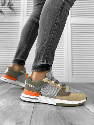 Adidasi barbati casual maro B018 N16-3