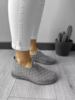 Espadrile dama casual gri CL06 T54-2
