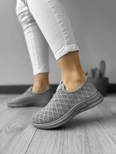 Espadrile dama casual gri CL06 T54-2