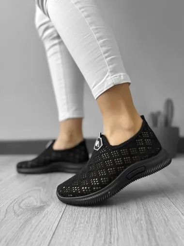 Espadrile dama casual negre CL06 T52-3