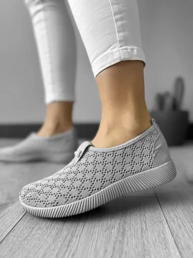 Espadrile dama casual gri CL08 T53-4
