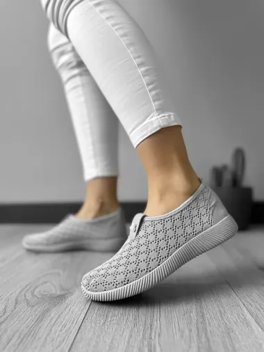 Espadrile dama casual gri CL08 T53-4