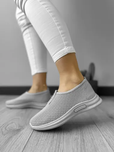 Espadrile dama casual gri CL10 T55-3