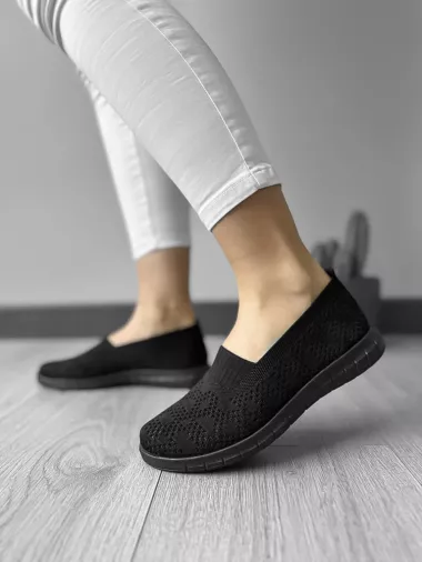 Espadrile dama casual negre CL01 T54-3