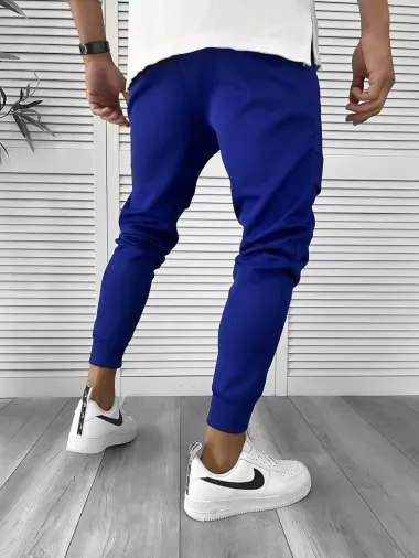 Pantaloni de trening albastri conici 12259 97-3