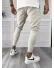 Pantaloni de trening bej conici 12259 S5-3 Pantaloni de trening bej conici 12259 S5-3