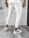 Pantaloni de trening alb conici 12259 D6-5.4