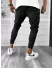 Pantaloni de trening negru conici 12259 113