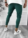 Pantaloni de trening verde inchis conici 12259 M3-4.3