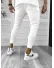 Pantaloni de trening alb conici 12260 P18-2.2 Pantaloni de trening alb conici 12260 P18-2.2