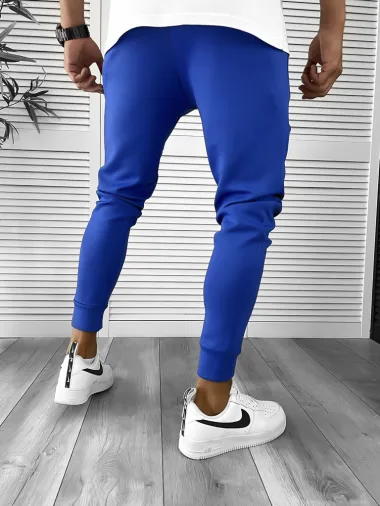 Pantaloni de trening albastri conici 12260 P18-2.2