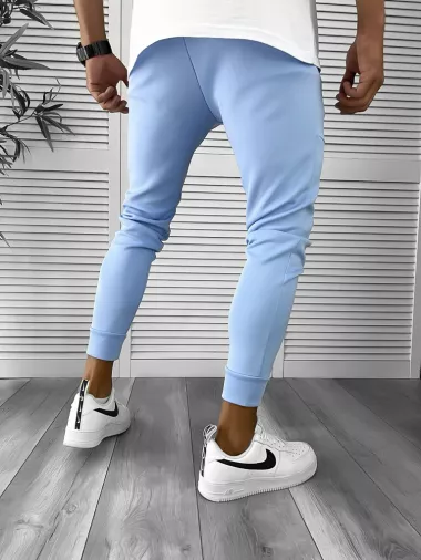 Pantaloni de trening bleu conici 12260 D3-2.3