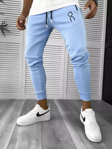 Pantaloni de trening bleu conici 12260 D3-2.3