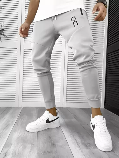 Pantaloni de trening gri conici 12260 122-2