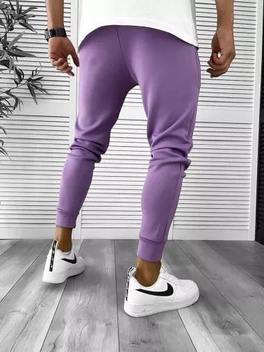 Pantaloni de trening mov conici 12260 Y22