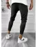 Pantaloni de trening negru conici 12260 K4