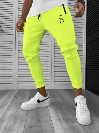 Pantaloni de trening neon conici 12260 D2-4.1