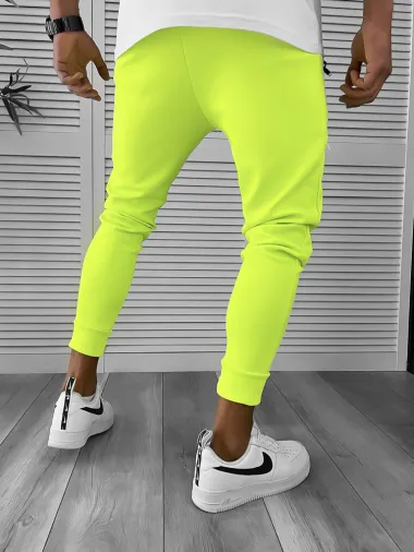 Pantaloni de trening neon conici 12260 D2-4.1