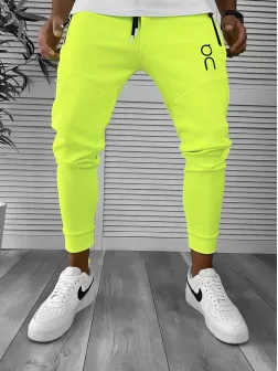 Pantaloni de trening neon conici 12260 D2-1.3